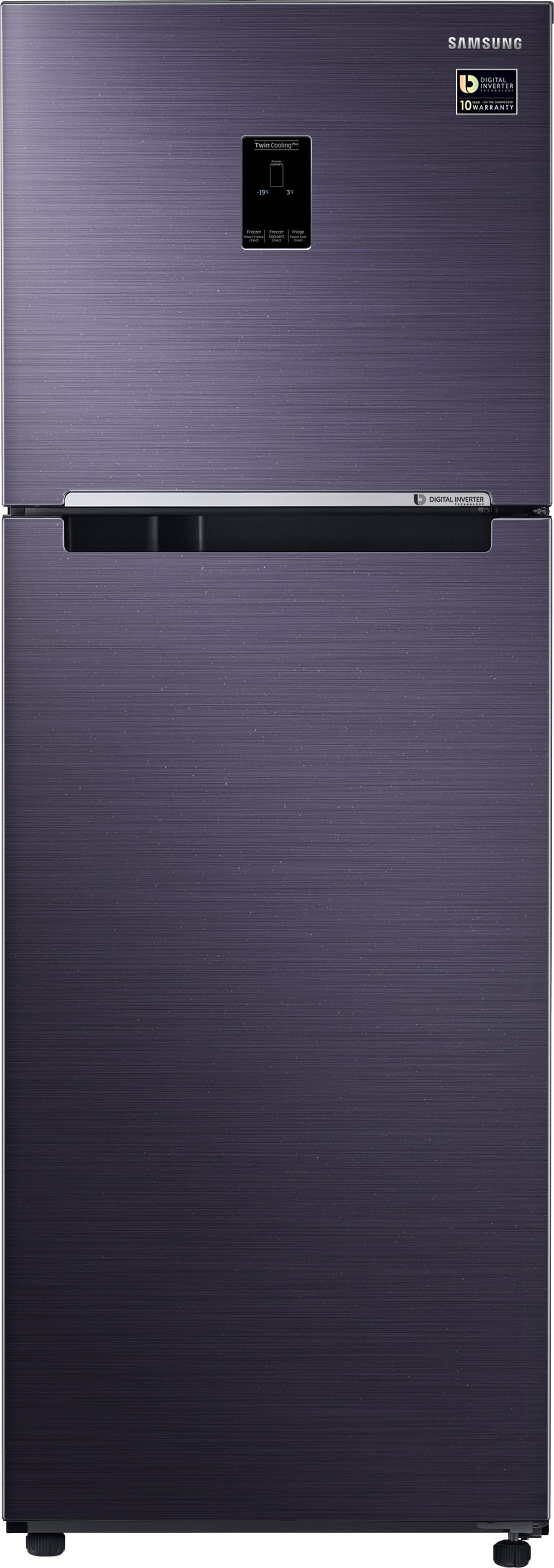 Samsung 345 L Frost Free Double Door 3 Star Refrigerator (RT37M5538UT/TL) Image