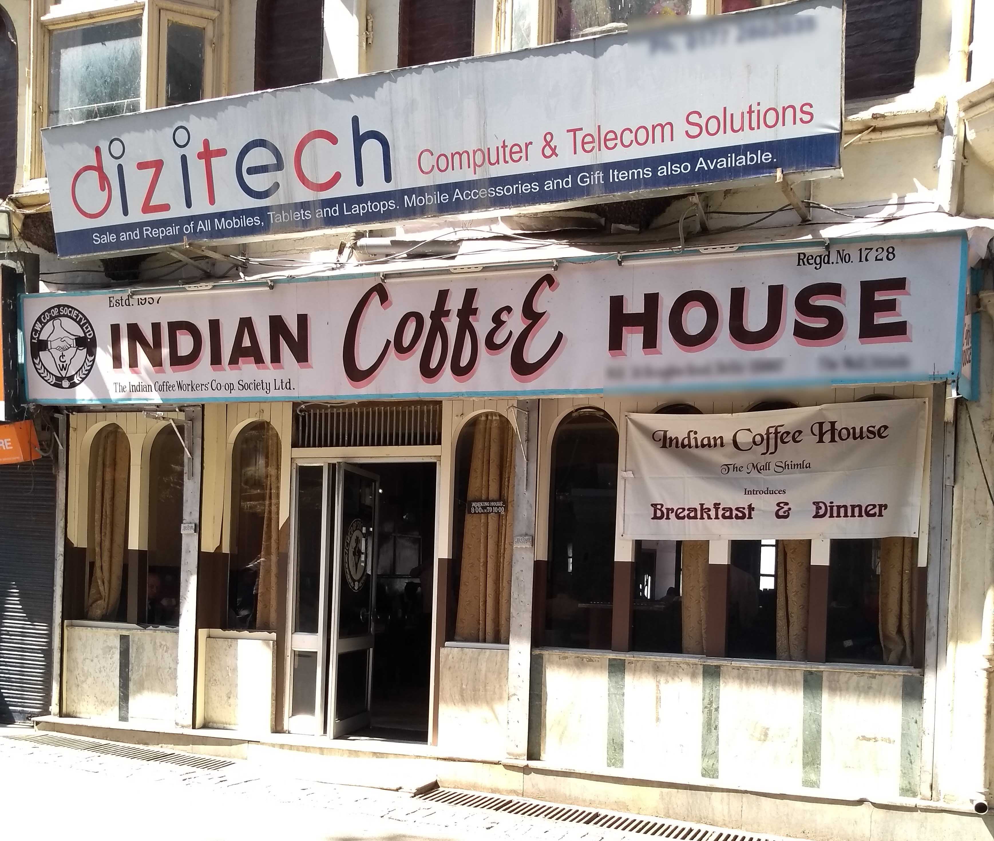 Indian Coffee House - Summer Hill - Shimla Image