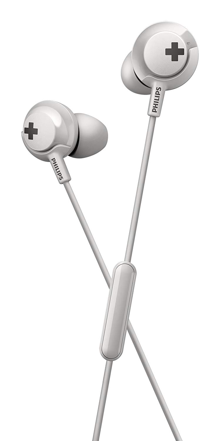 Philips Bass+ SHE4305 Headphones with Mic Image