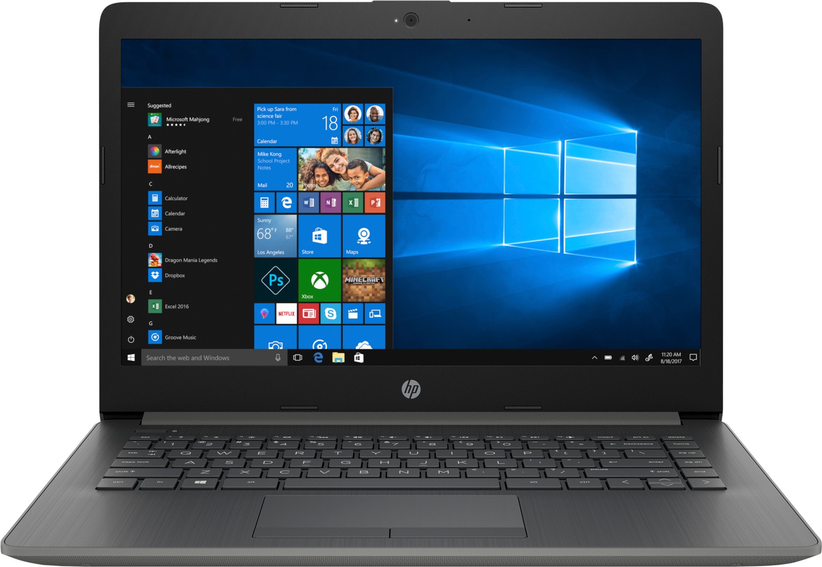 HP 14q Core i3 7th Gen 14q-cs0006tu Laptop Image