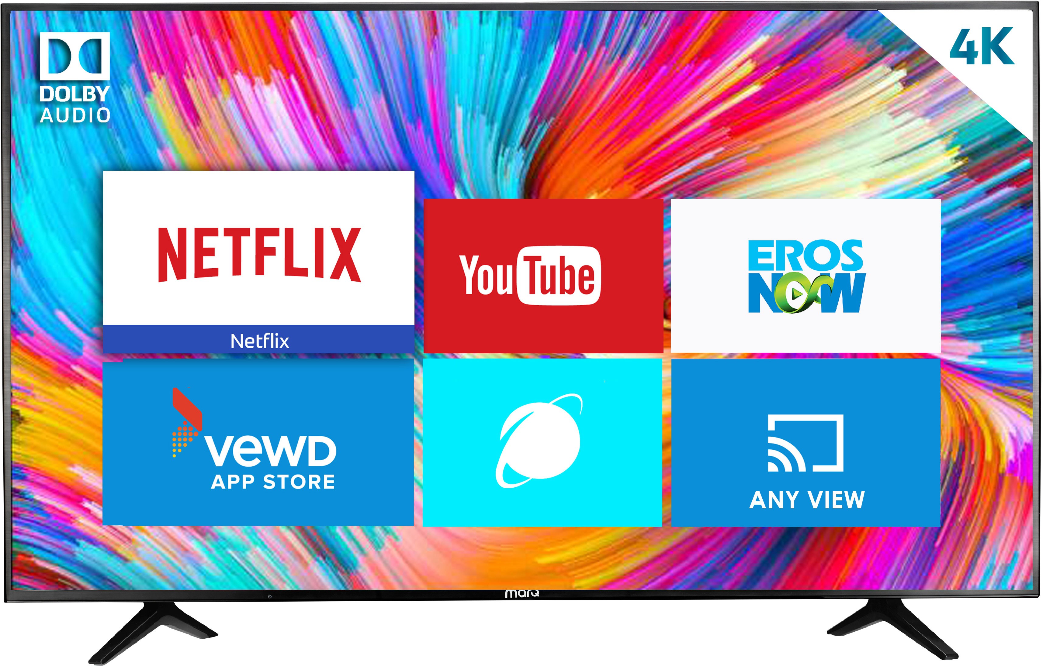 MarQ by Flipkart Dolby (55 inch) Ultra HD (4K) Smart LED TV Image