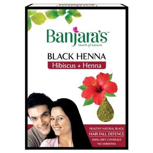 Banjara's Black Henna With Hibiscus Image