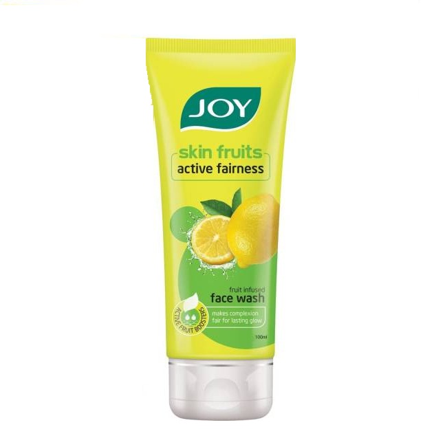 Joy Skin Fruits Active Fairness Lemon Face Wash Image