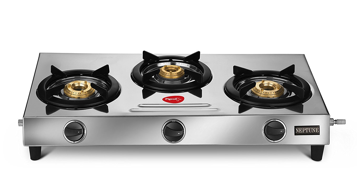 Pigeon Neptune Stainless Steel 3 Burner Gas Stove Image