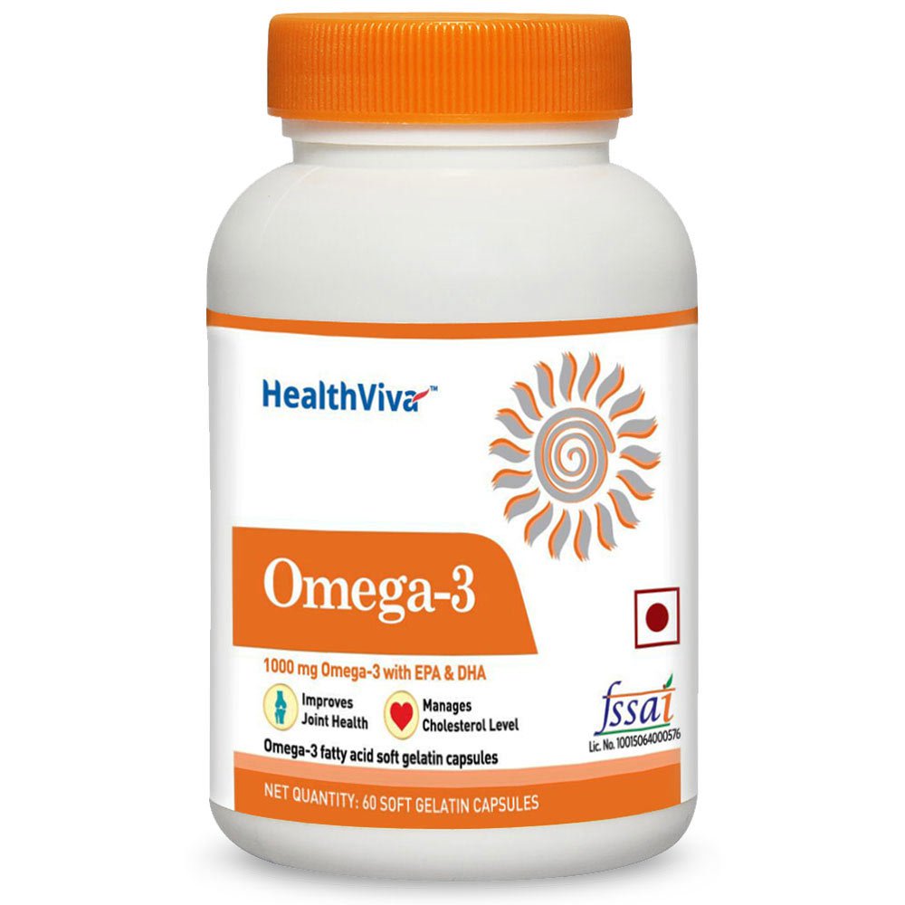 HealthViva Omega 3 Supplement Image