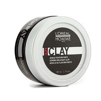 L'oreal Professionnel Homme Clay Strong Hold Matt Clay Image