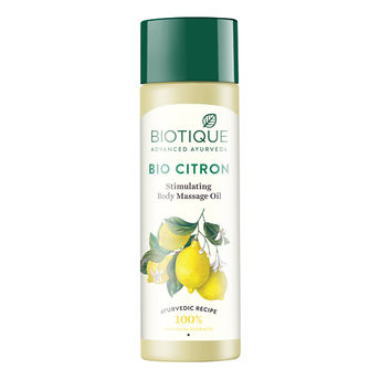 Biotique Bio Citron Stimulating Body Massage Oil Image