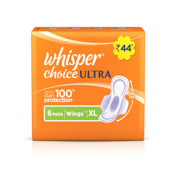 Whisper Choice Ultra Sanitary Pads - Extra Large Image