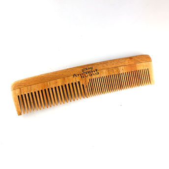 Ancient Living Neem Wood Comb Image