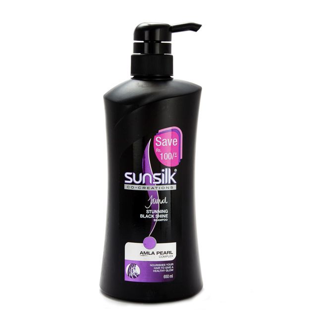 Sunsilk Co-Creations Stunning Black Shine Shampoo Image