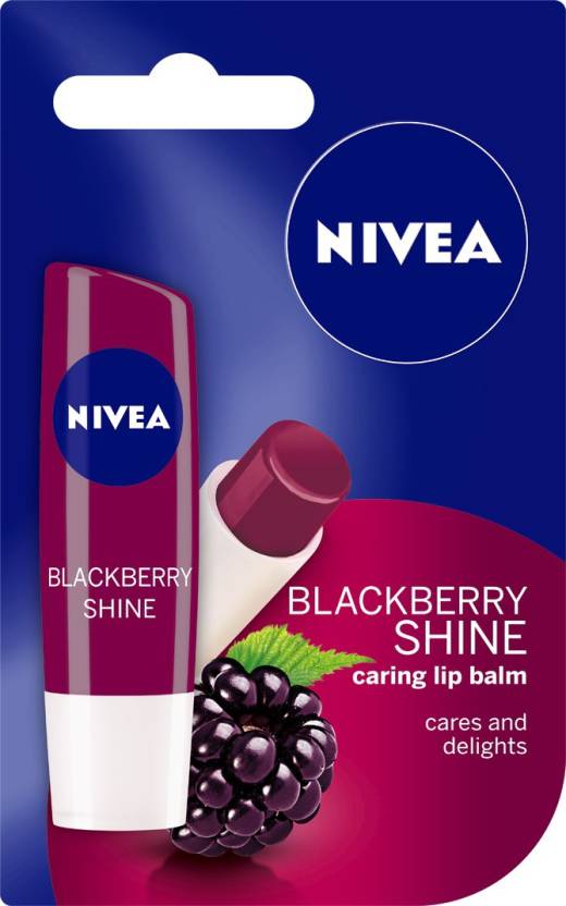 Nivea Blackberry Shine Caring Lip Balm Image