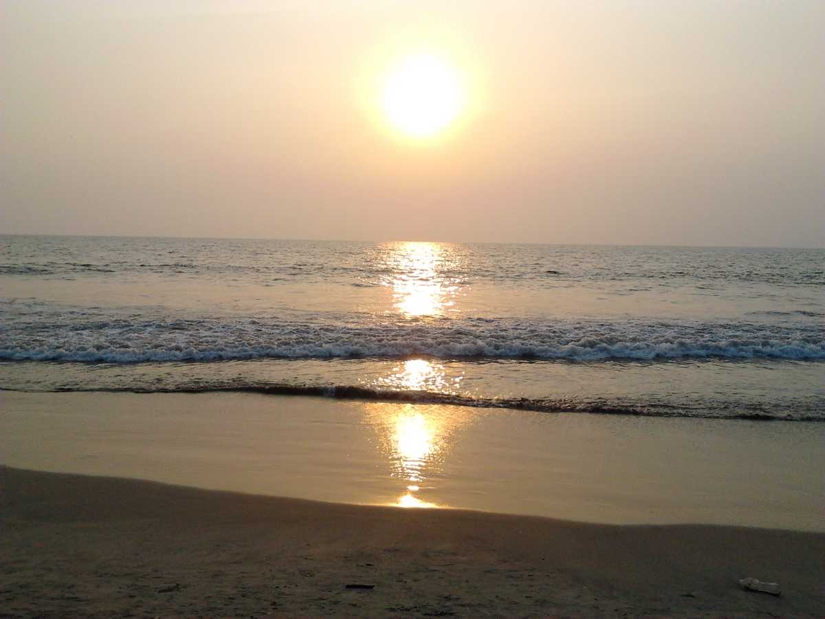 Wide Beach - Mahabalipuram Image