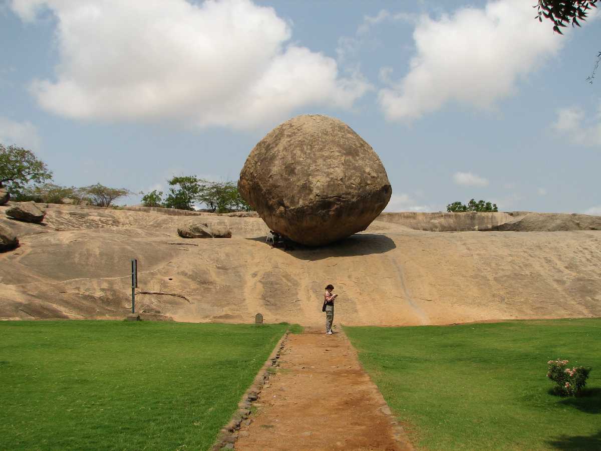 Krishna's Butter Ball - Mahabalipuram Image