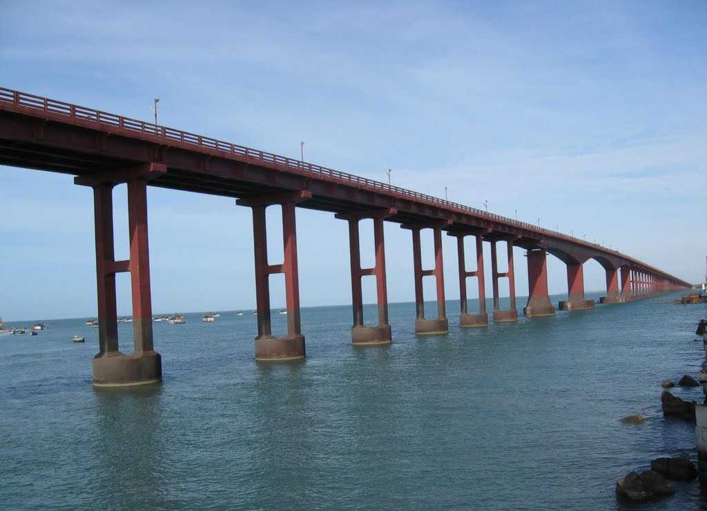 Annai Indira Gandhi Road Bridge(Pamban Bridge) - Rameshwaram Image