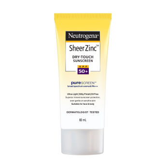 Neutrogena Sheer Zinc Dry Touch Sunscreen SPF50+ Image