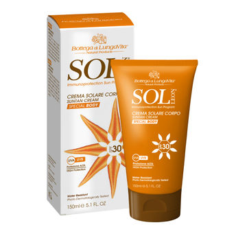 Bottega Di Lungavita Sol Leon Suntan Cream Body SPF 30 Image