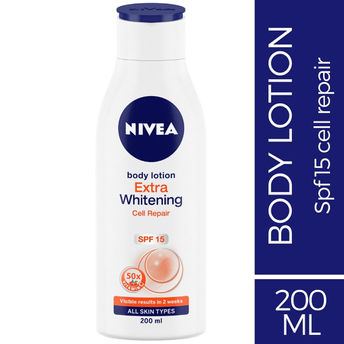 Nivea Body Lotion Extra Whitening Cell Repair SPF 15 Image