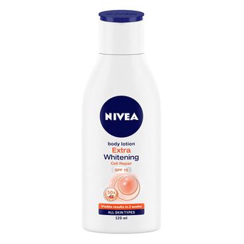 Nivea Extra Whitening Cell Repair SPF 15 Body Lotion Image