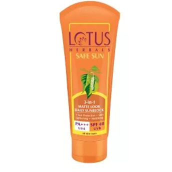 Lotus Herbals Safe Sun 3-in-1 Matte-Look Daily Sun Block Pa+++ Image