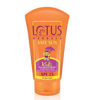 Lotus Herbals Safe Sun Kids Sunblock Cream Spf-25 Image