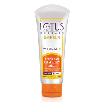 Lotus Herbals Safe Sun Whitening + Active Tan Prevention Creme Image