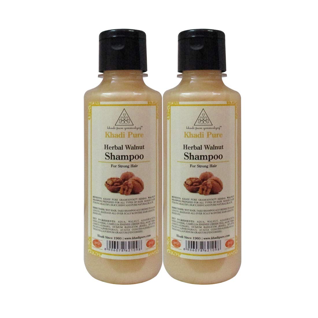 Khadi Pure Herbal Walnut Shampoo Image