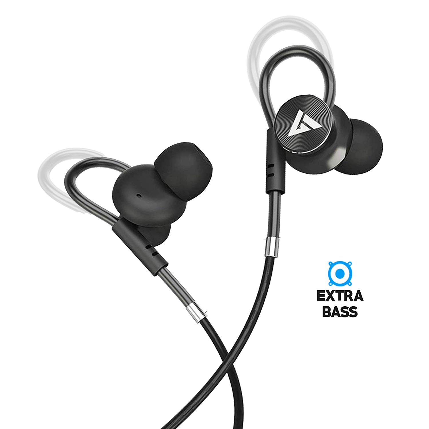 Boult Audio BassBuds Loop in-Ear Wired Earphones with Mic Image