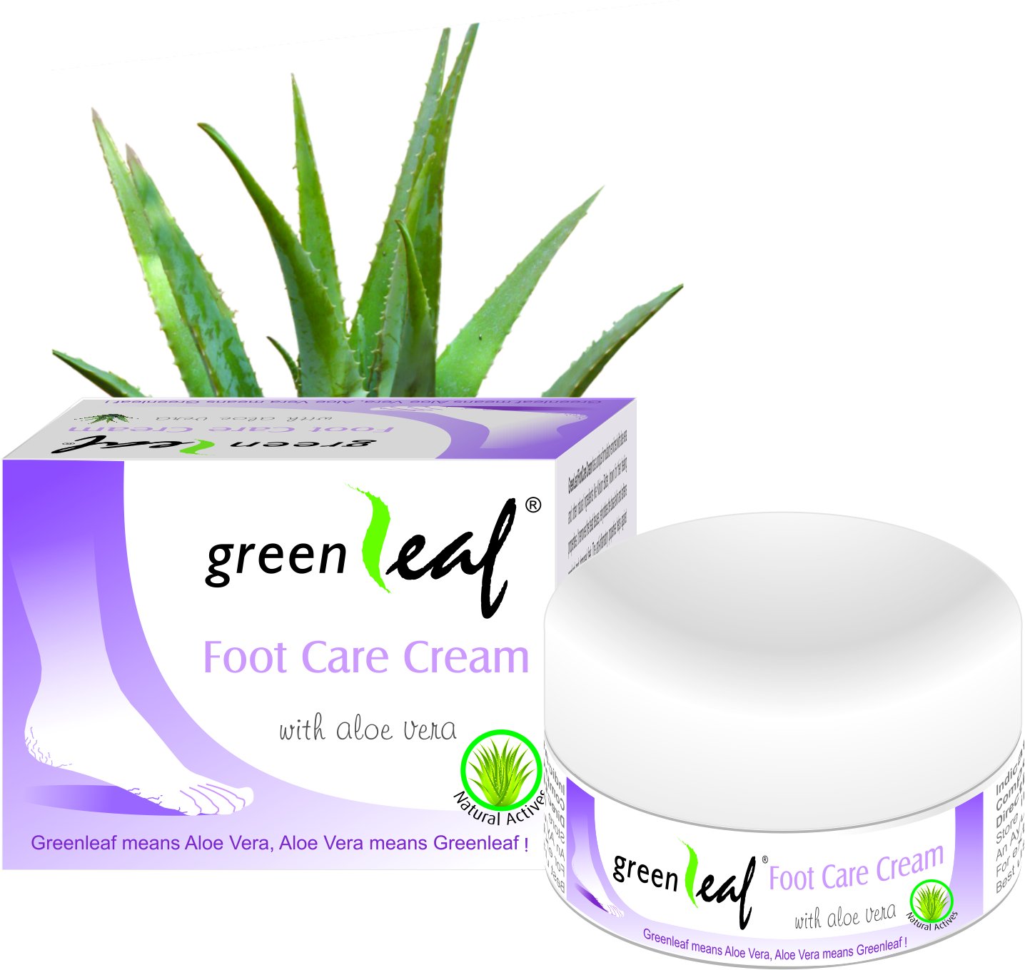 Green Leaf Foot Care Cream Image