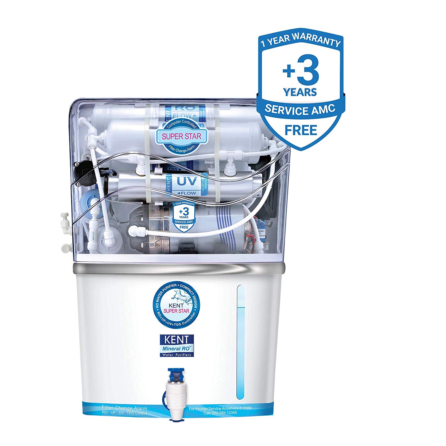 Kent Super Star 7L RO+UV/UF with TDS Controller Water Purifier Image