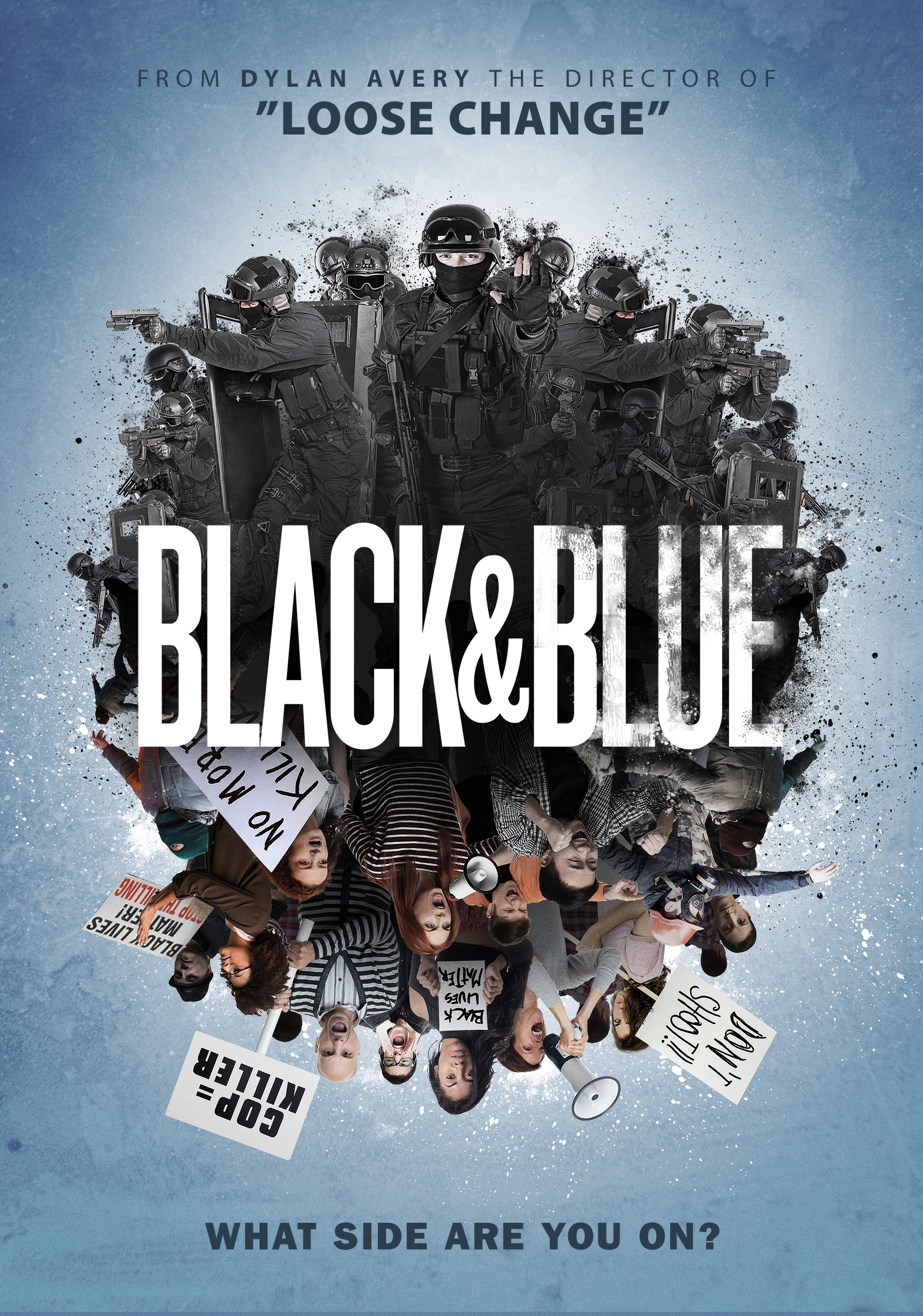 Black and Blue Image