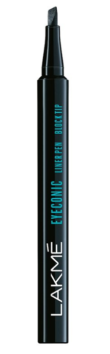 Lakme Eyeconic Liner Pen Block Tip - Deep Black Image