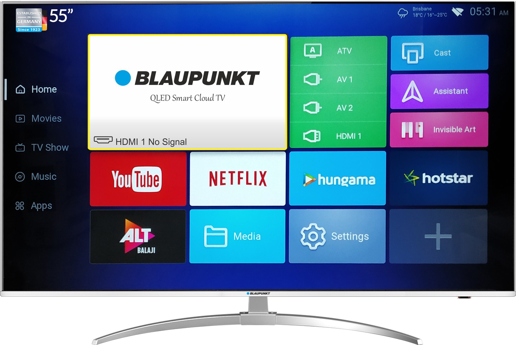 Blaupunkt (55 inch) Ultra HD (4K) QLED Smart TV Image