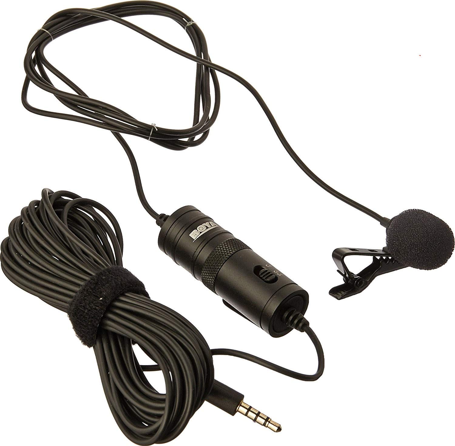 Boya BYM1 Omnidirectional Lavalier Condenser Microphone Image