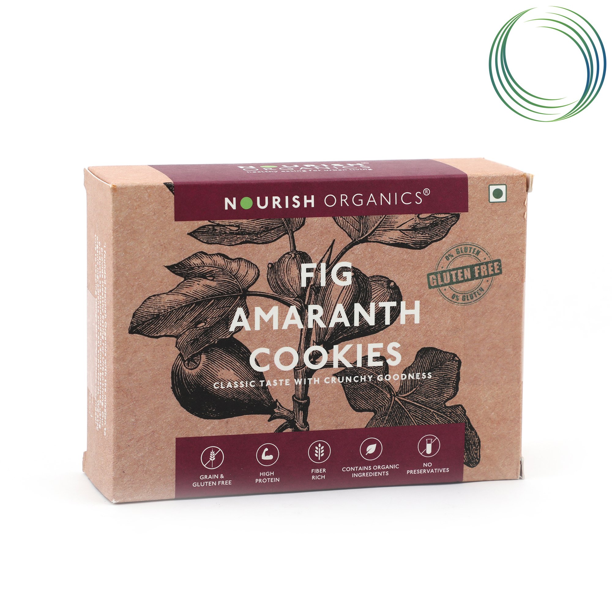 Nourish Organics Fig Amaranth Cookies Image