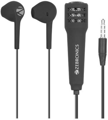 Zebronics Stereo Earphone with Mic Wired Headset Image