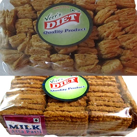 Veer's Diet Milk Aata Biscuit Image