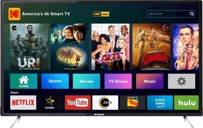 Kodak XPro 124cm (49 inch) Ultra HD 4K LED Smart TV Image