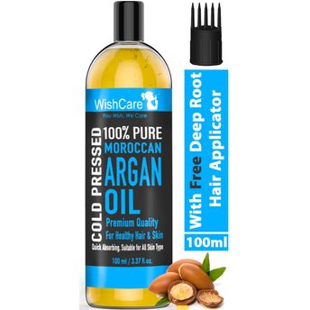 Wishcare Cold Pressed and Natural Moroccan Argan Oil Image