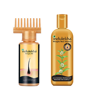 Indulekha Bringha Hair Essential Combo Image