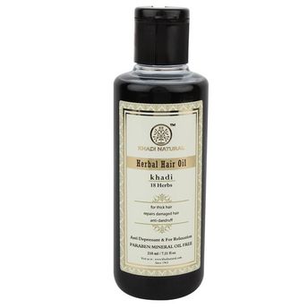 Khadi Natural 18 Herbs Herbal Hair Oil Image