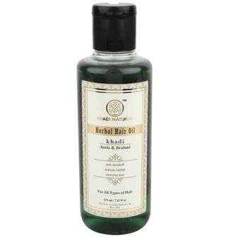 Khadi Natural Amla and Brahmi Herbal Hair Oil Image