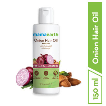 Mamaearth Onion Oil For Hair Regrowth and Hair Fall Control Image