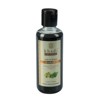 Khadi Shuddha Amla Brahmi Hair Oil Image