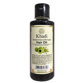 Khadi Pure Herbal Amla and Bhringraj Hair Oil Image