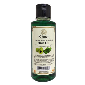 Khadi Pure Herbal Amla and Brahmi Hair Oil Image