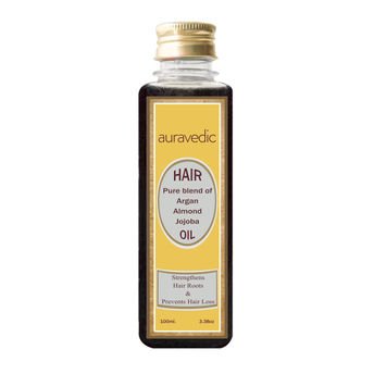 AuraVedic Hair Pure Blend of Argan Almond Jojoba Oil Image