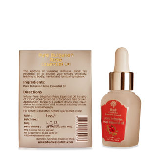 Khadi Essentials Pure Bulgarian Rose Essential Oil Image