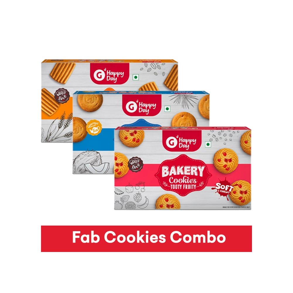 Grofers Happy Day Coconut Bakery Cookies Image