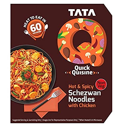 TATA Q Saucy Schezwan Noodles with Chicken Image