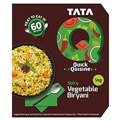 TATA Q Spicy Vegetable Biryani Image